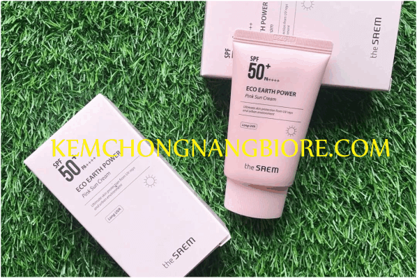 Eco Earth Power Pink Sun Cream SPF50+ PA++++