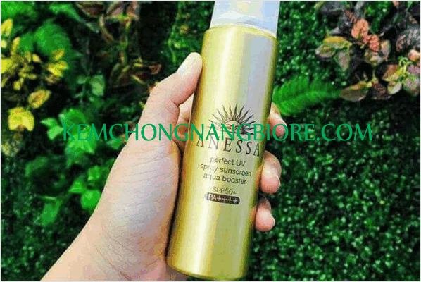 kem chống nắng Anessa có tốt không? Review Perfect UV Spray Sunscreen Aqua Booster