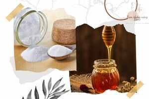 Tẩy da chết body bằng baking soda và mật ong
