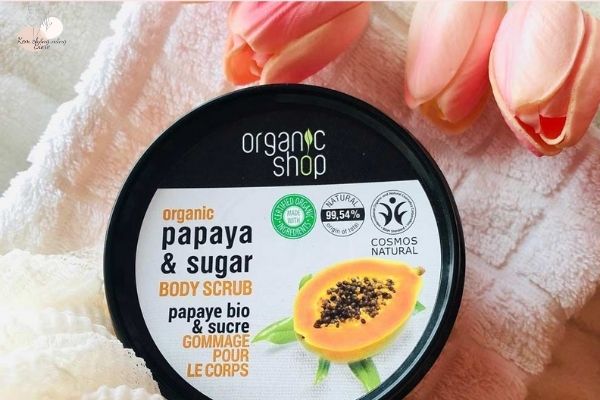 Organic Shop Body Scrub – Juicy Papaya