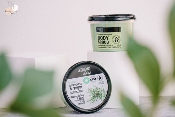 Tẩy da chết body Organic Shop – Lemongrass & Sugar