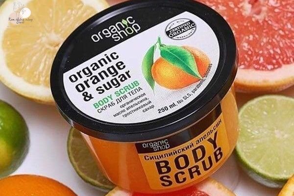 Organic Shop Body Scrub – Orange & Sugar