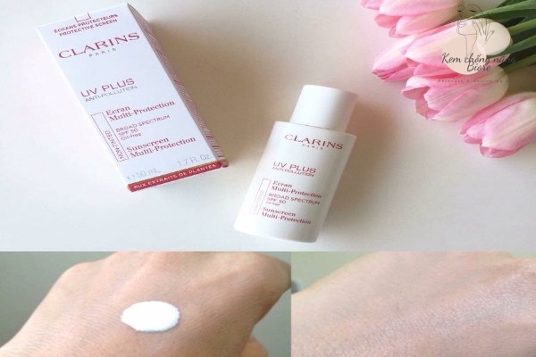 Review kem chống nắng Clarins