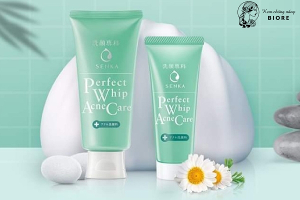 Senka Perfect Whip Acne Care rất thích hợp cho làn da dầu mụn
