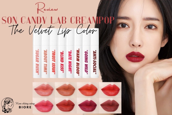 Son Candy Lab Creampop The Velvet Lip Color
