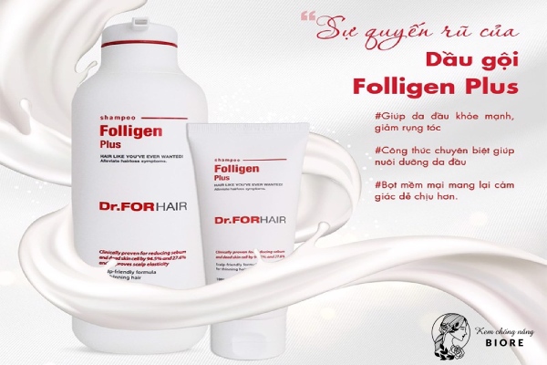 Dr. Forhair Folligen Shampoo là dầu gội không chứa sulfate vô cùng nổi tiếng