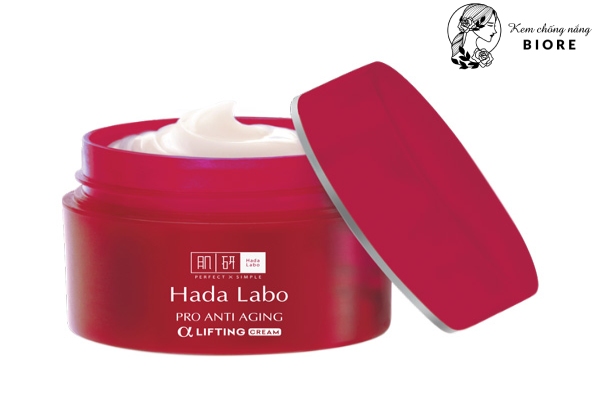 Hada Labo Pro Anti Aging Collagen Plus Cream sẽ giúp cấp ẩm và hạn chế dấu hiệu lão hóa trên da