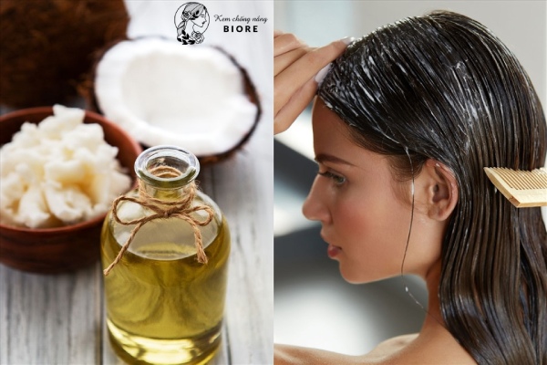 Cách ngăn rụng tóc và làm dày tóc tại nhà bằng dầu dừa