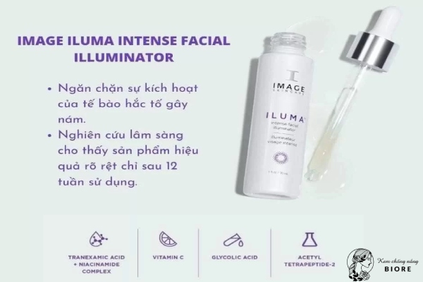 Kem trị thâm nám Image Iluma Intense Facial Illuminator có hiệu quả chỉ sau 12 tuần sử dụng