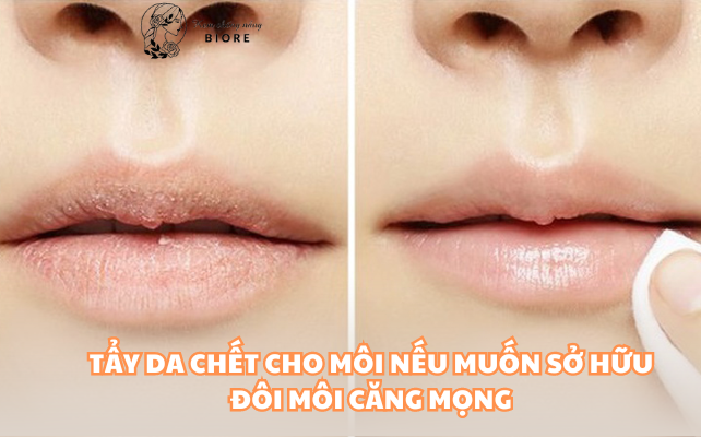 Tẩy da chết cho môi nếu muốn sở hữu đôi môi căng mọng