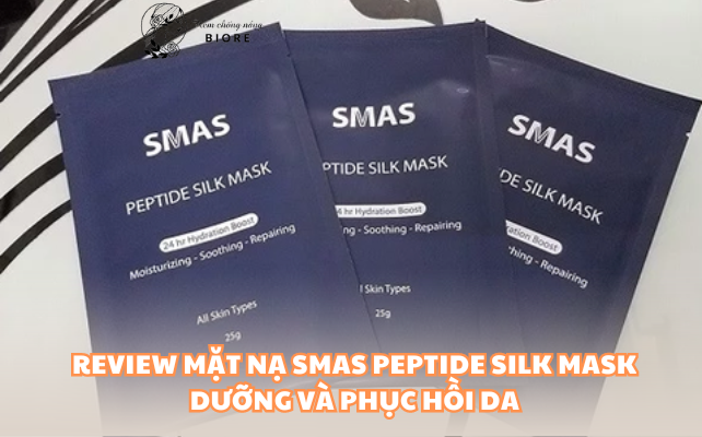 Review Mặt Nạ SMAS Peptide Silk Mask Dưỡng Và Phục Hồi Da