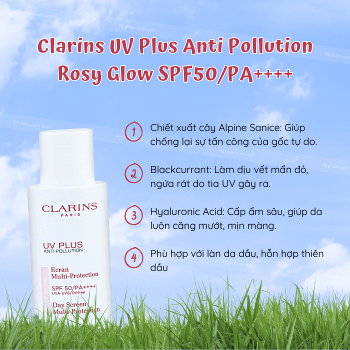 kem chống nắng Clarins